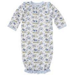 BLUE FLORAL SLEEP GOWN